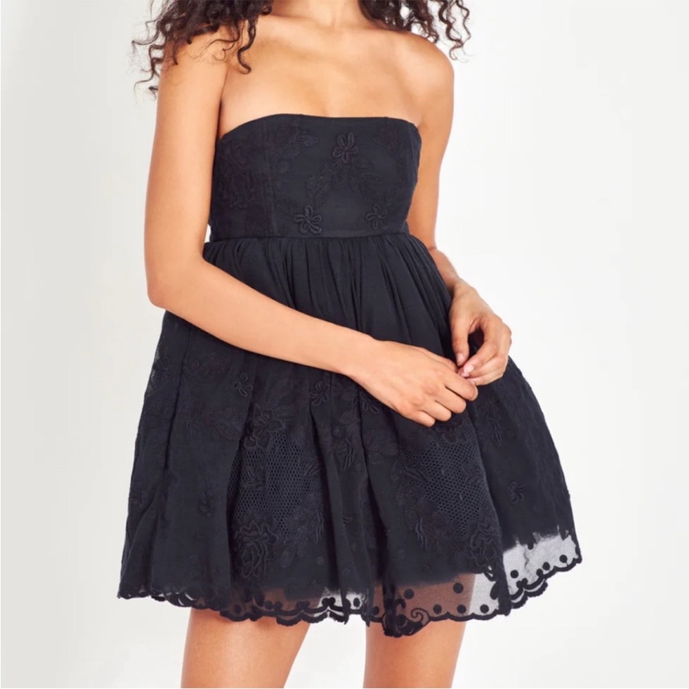 LoveShackFancy Jaylen Tulle Mini Dress